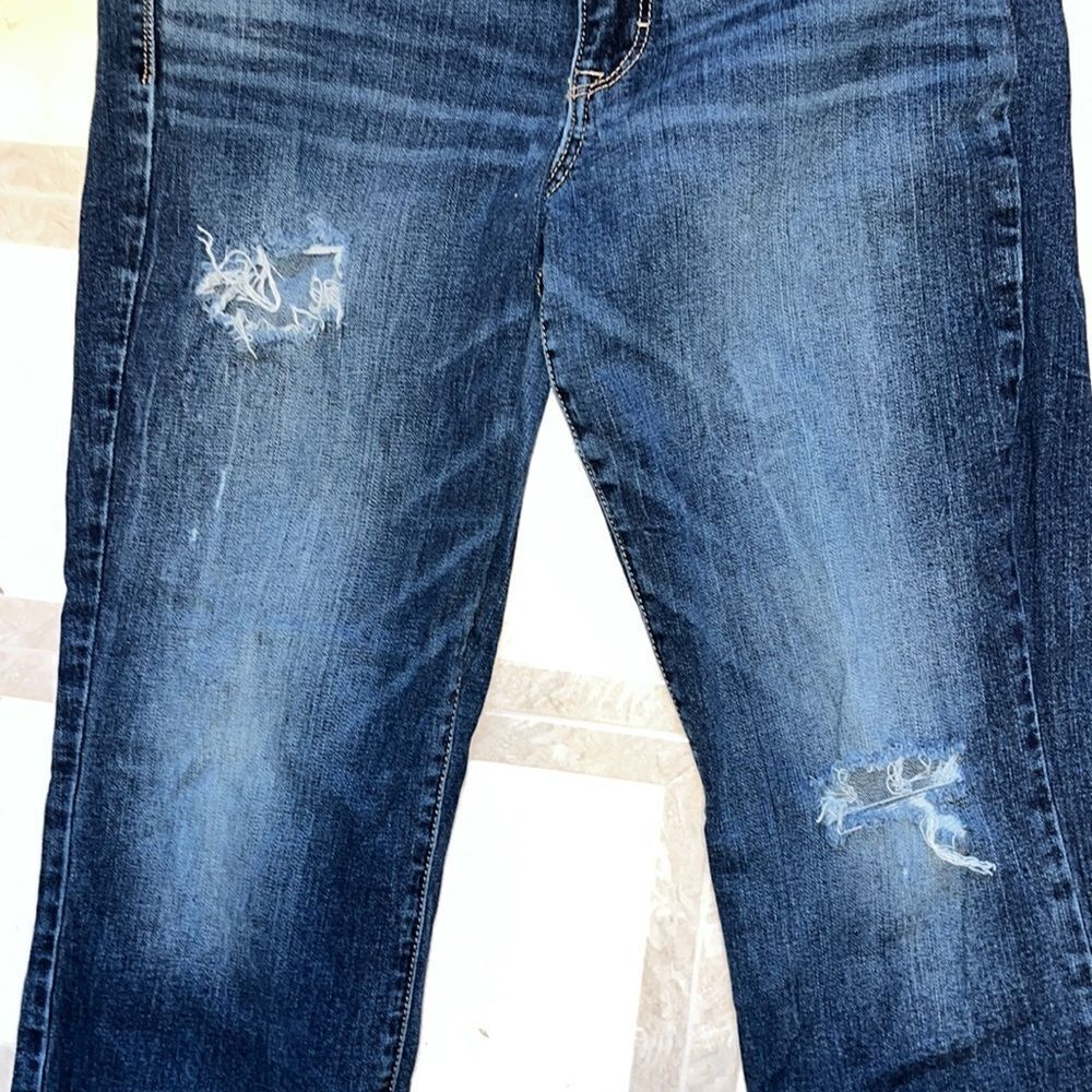 American Eagle Outfitters Women's Boot Cut Jeans - Dark Blue - Picture 3 of 9